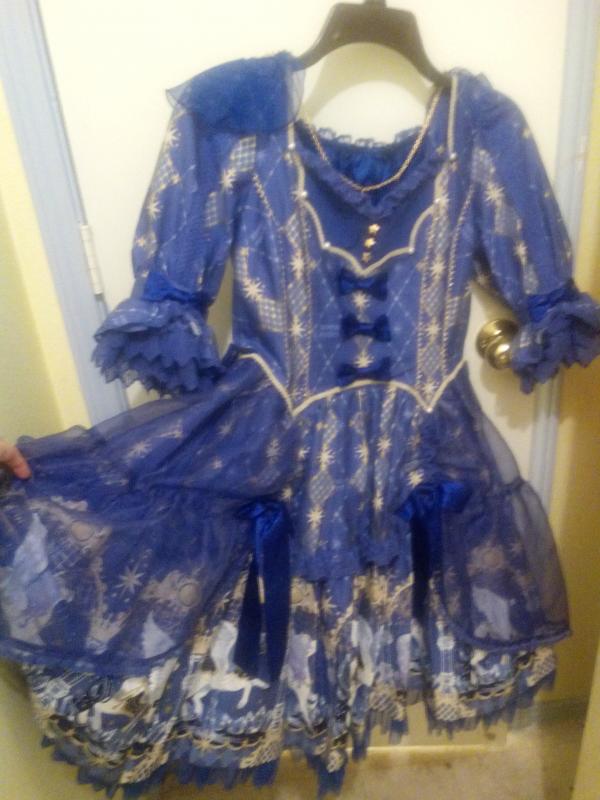 Crystal Dream Carnival Royal Blue Set by Angelic Pretty - Socks