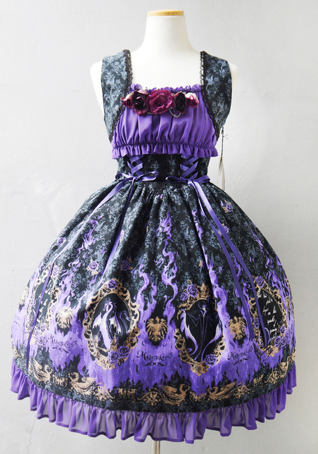 Alice and the Pirates - Maleficent Chest Chiffon JSK Black x