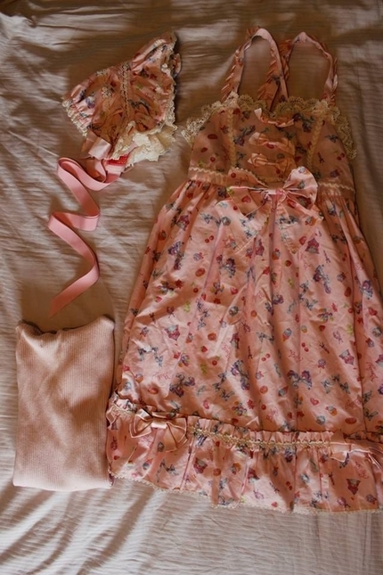 Pony in Sweet Dream Print Babydoll JSK by Baby, the Stars