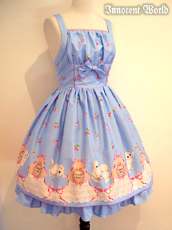 Innocent World Cherry Cat JSK - Jumperskirt - Lace Market: Lolita