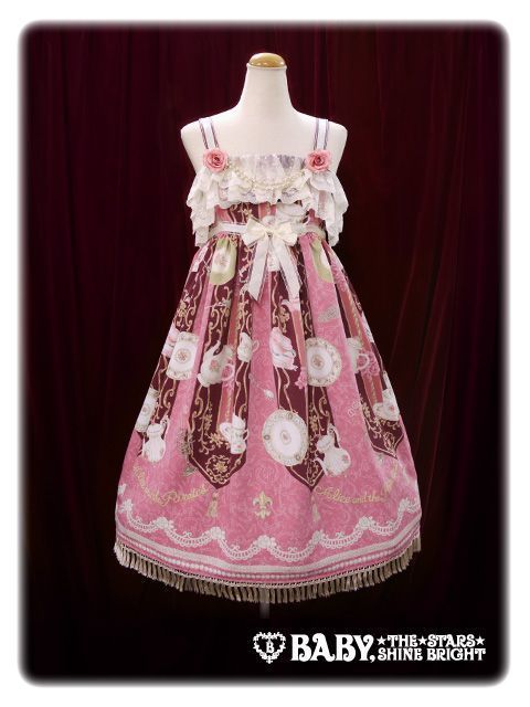 Alice and the Pirates - Tea Time Nostalgia jsk I in pink color