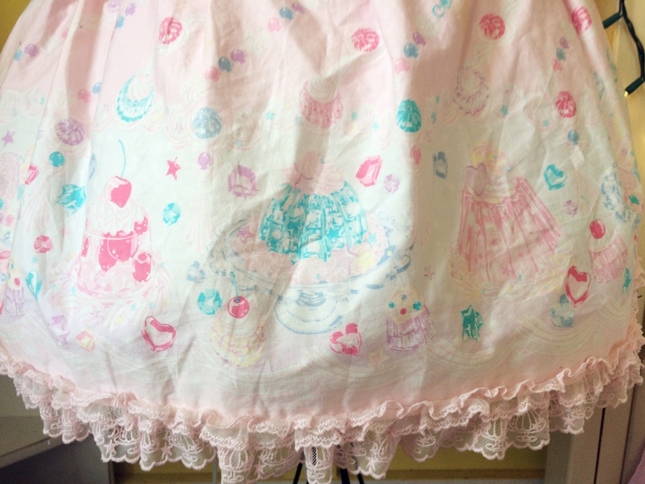 Angelic Pretty Jewelry Jelly One-Piece in Pink - One Piece