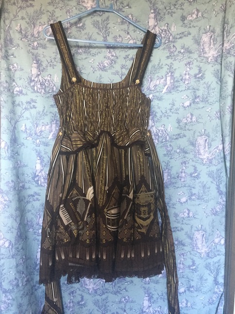 Price down] Angelic Pretty Quartet Chocolate Napoleon JSK (brown