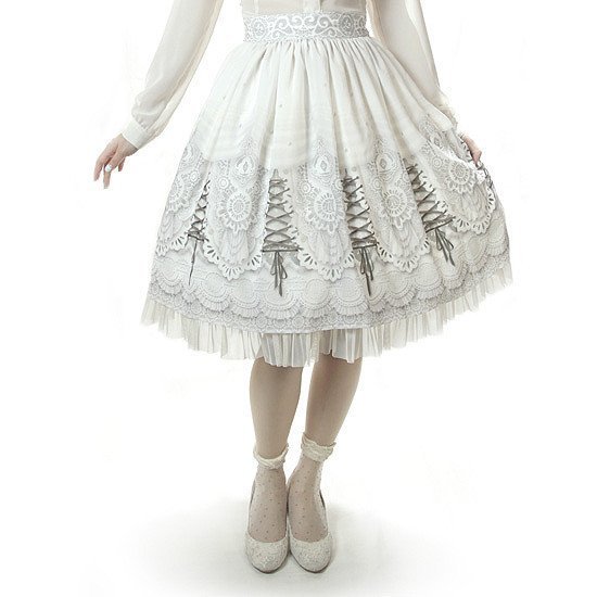 abilletage Princess Chiffon Skirt - Skirts - Lace Market: Lolita  