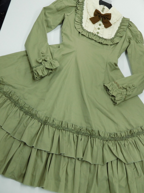 Mary Magdalene セントクレアワンピース オリーブ L-1371 Mary Magdalene Saint Claire OP olive - One Piece - Lace