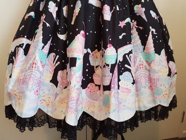 Milky Planet JSK in Black AP - Jumperskirt - Lace Market: Lolita