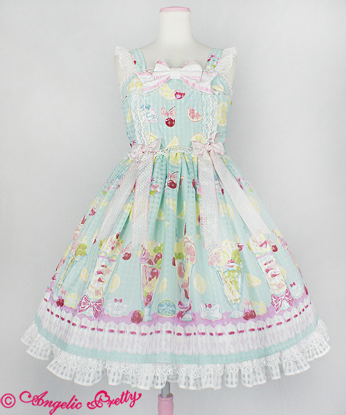 NWT Angelic Pretty Dreamy Parfait JSK - Jumperskirt - Lace Market