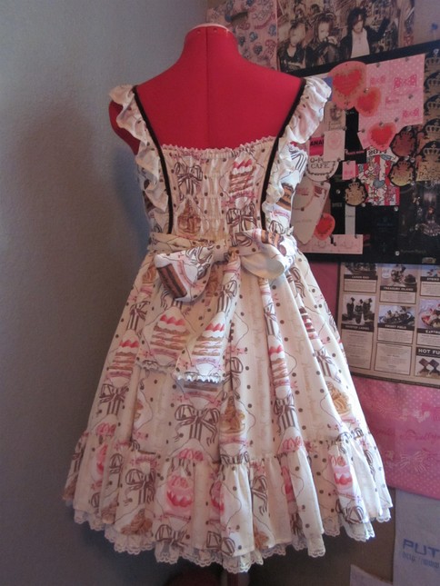 Angelic Pretty - Petit Patisserie Tiered JSK - Jumperskirt - Lace
