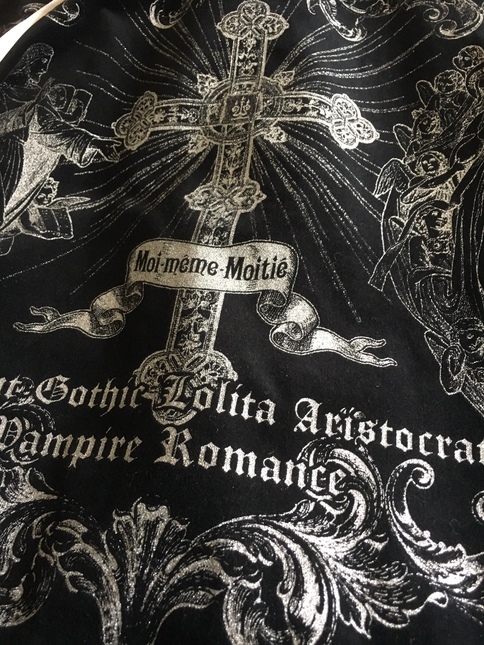 Moi meme Moitie MMM Velvet Divine Cross JSK black x silver