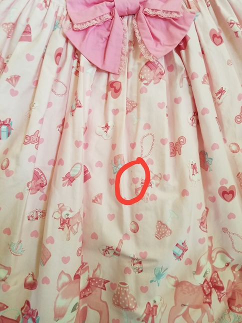 Angelic Pretty Milky-chan the Fawn Pink OP Set - One Piece - Lace