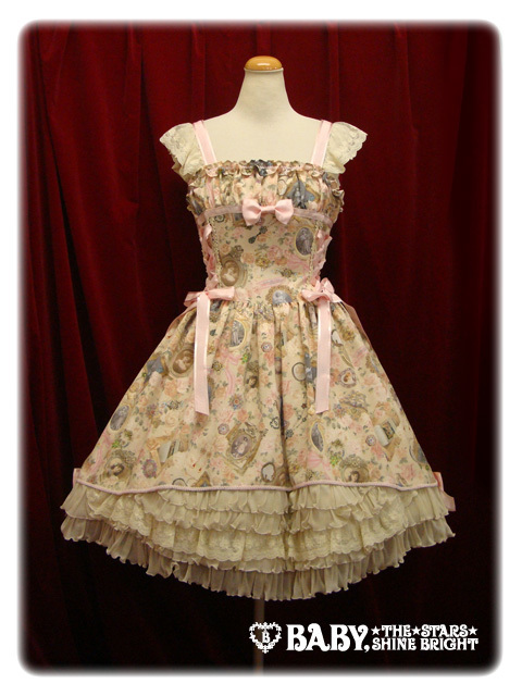 Btssb Fragrant Rose Memories Camelot JSK + Bonnet Set in Ivory 