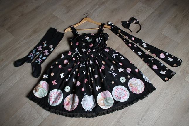 A La Carte Tea Time Set Angelic Pretty - Dresses - Lace Market