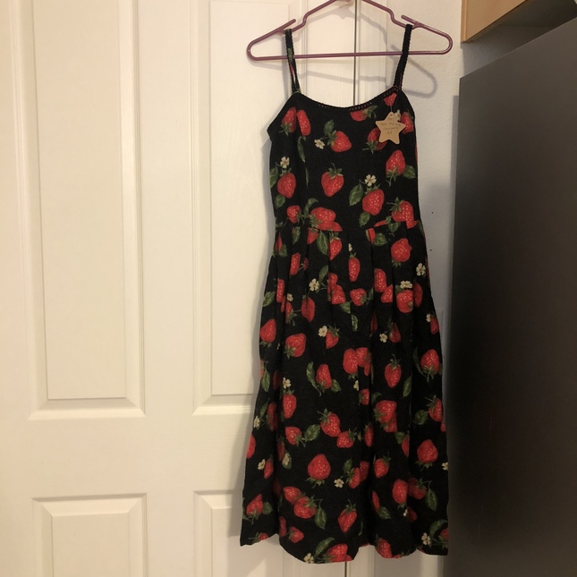 Jane Marple: Strawberry JSK - black colorway - Jumperskirt - Lace