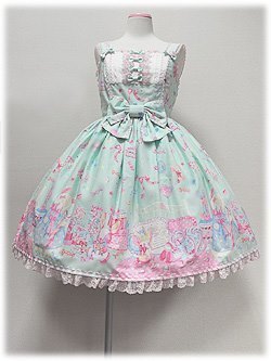 Angelic Pretty Dreamy Dollhouse JSK - Jumperskirt - Lace Market