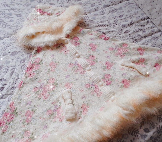 Liz Lisa Floral Poncho - Outerwear - Kei Market: Buy and Sell
