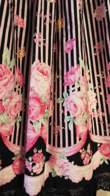 Tiara Rose OP Black x Pink Angelic Pretty - Dresses - Lace Market