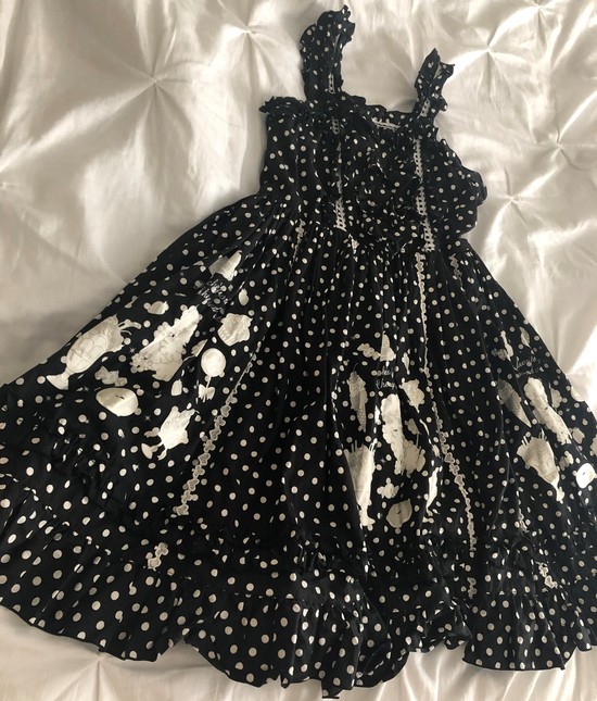 maxicimam poodle dot jsk - Jumperskirt - Lace Market: Lolita