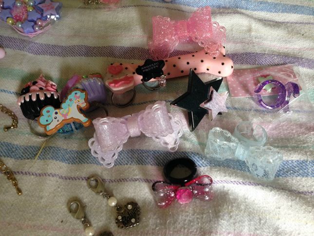 Angelic Pretty 　Decoration Ponyリング Angelic Pretty Decoration Pony Ring in Sax - Rings - Lace Market