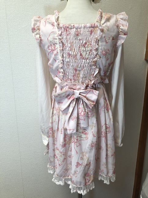 Liz Lisa - candy & bouquet dress pink - Sleeved/OP - Kei Market