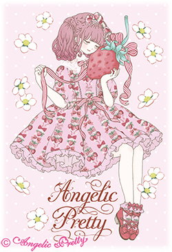 Angelic Pretty Strawberry Doll - One Piece - Lace Market: Lolita