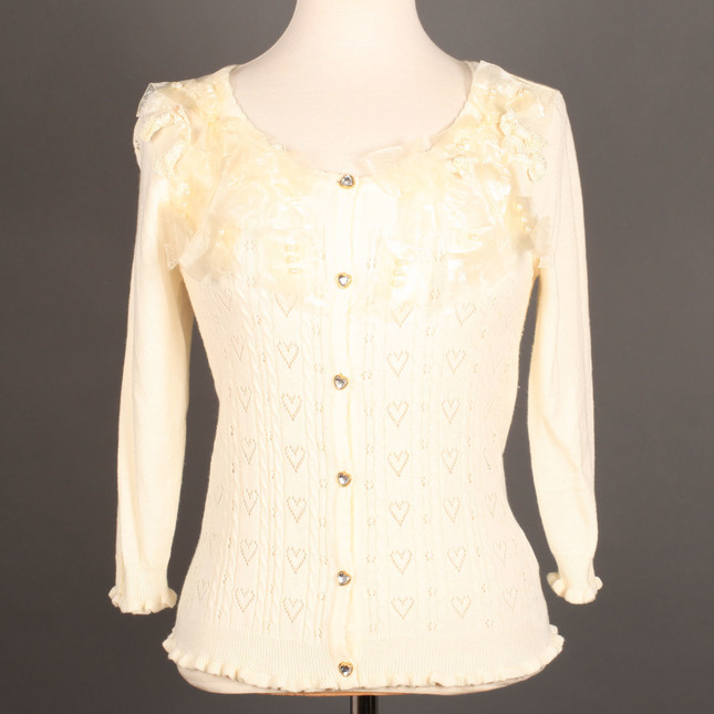 Axes Femme Heart Cardigan Cardigans Kei Market Buy and Sell