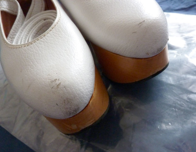 Authentic Vivienne Westwood Rocking Horse Ballerinas White - UK5