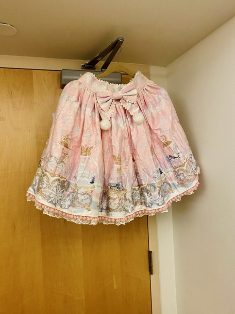 Free shipping angelic pretty ap pink sugar dream dome skirt like