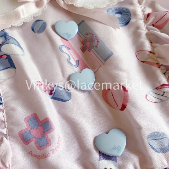 Angelic Pretty Fancy Hospital OP (Pink) - One Piece - Lace Market