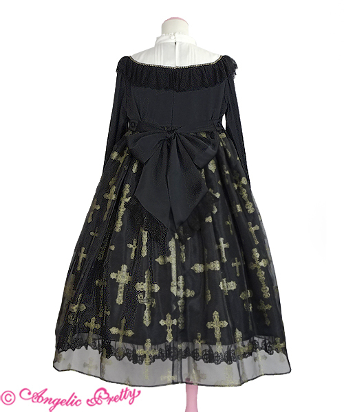Angelic Pretty Holy Rosary OP in black - Dresses - Lace Market