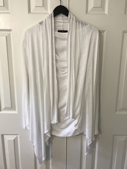 Civarize Layered Drape Cardigan Longsleeve Top - Tops - Kei Market