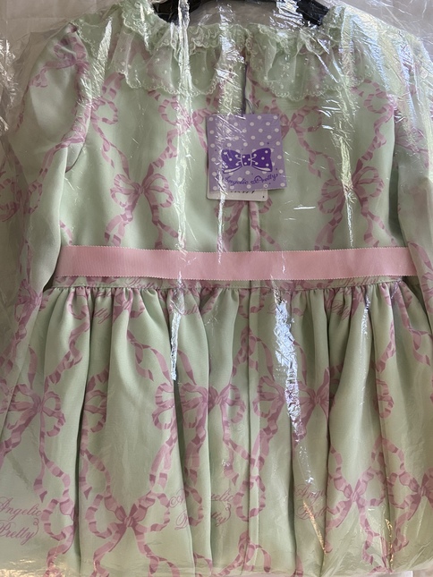 Angelic Pretty Sweetie Ribbon OP in Mint - One Piece - Lace Market