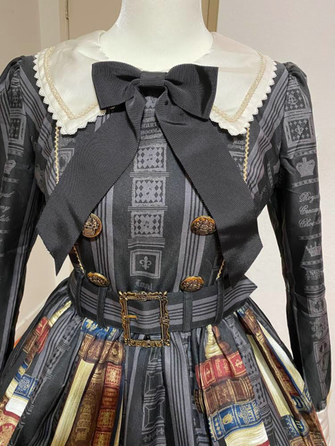 Angelic Pretty Memorial Library OP - One Piece - Lace Market