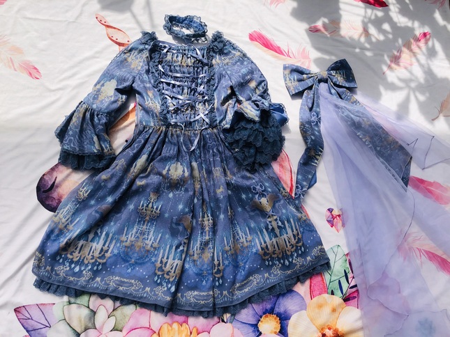 Last Price Drop 】Angelic Pretty Chandelier Holic Dress - Dresses