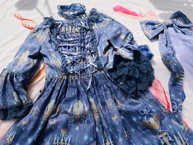Last Price Drop 】Angelic Pretty Chandelier Holic Dress - Dresses