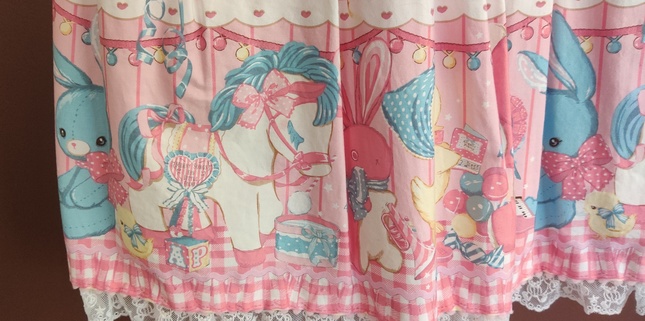 ON HOLD for Angeni】ap melody toys jsk pink - Jumperskirt - Lace