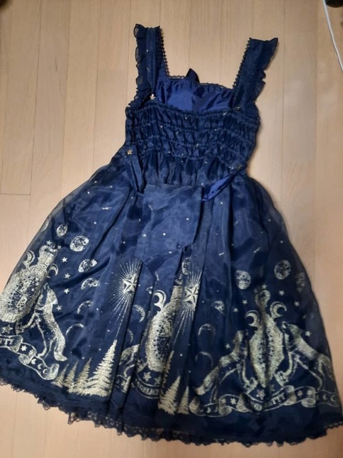 Angelic Pretty Holy Wolf JSK in navy - Dresses - Lace Market