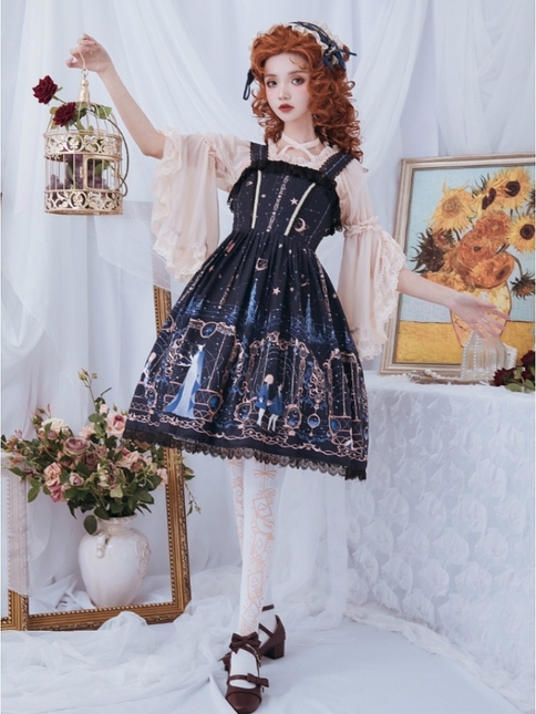 NWT Starry Night Lolita JSK by ZhiJinYuan - Jumperskirt