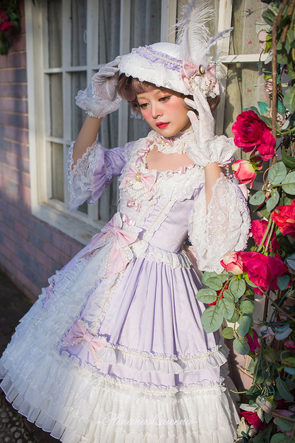ヒナナクイーンナ ロココ ワンピース ボンネット セット ロリィタ