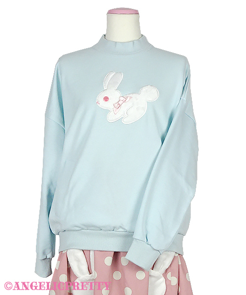 Ap 20moco 20moco 20bunny 20pullover 20jumper 20in 20sax 20blue 20x 20white