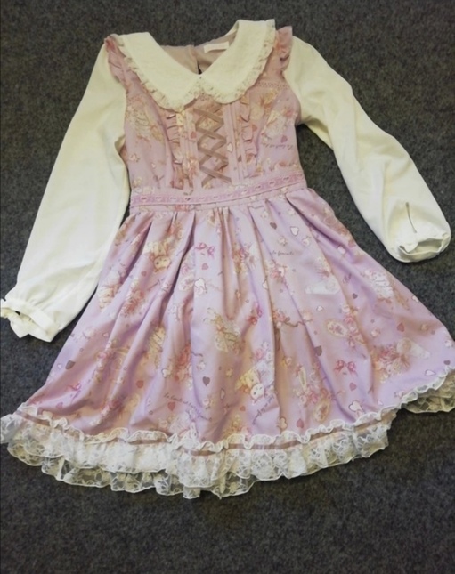 Liz Lisa hair salon print one piece size F - Dresses - Kei