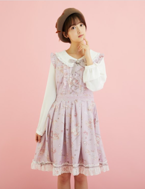 Liz Lisa hair salon print one piece size F - Dresses - Kei