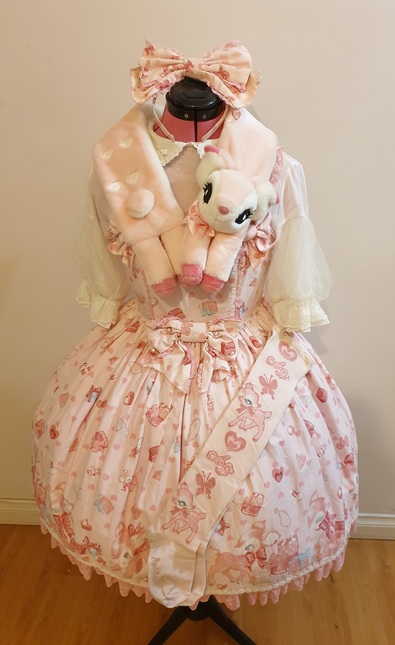 ANGELIC PRETTY - Milky-chan the Fawn JSK Polka Dot Milky-chan