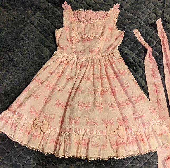 Angelic Pretty Marchen Ribbon JSK (SEVERELY DAMAGED READ