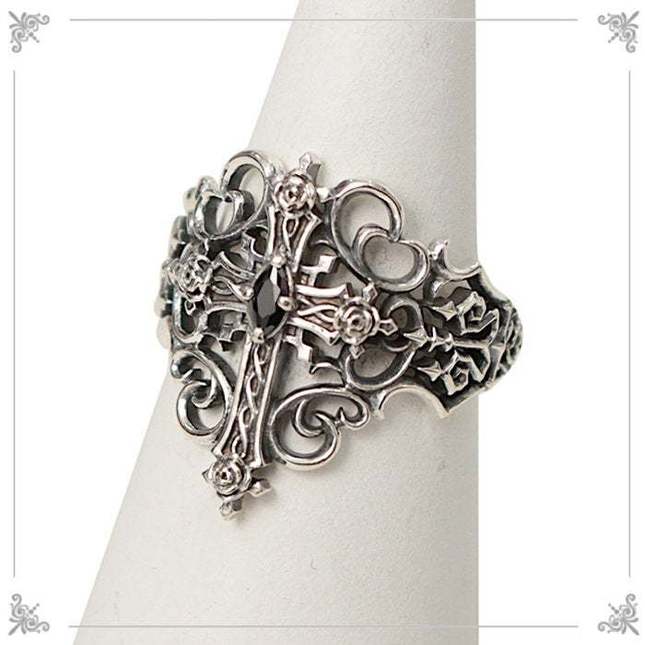 Moi Meme Moitie Cross Candelabra Ring - Jewelry - Lace Market