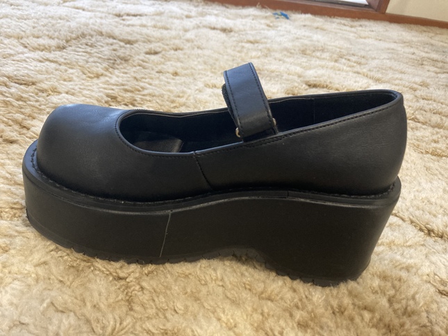Platforms | Dollie-01 Black Patent - Demonia Womens Â« Texasode