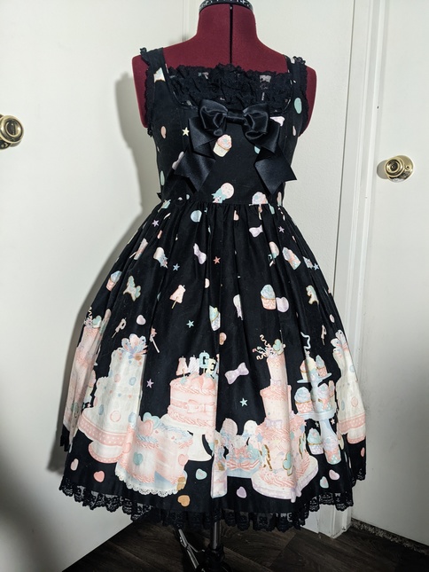 Decoration dream jsk black - Dresses - Lace Market: Lolita Fashion
