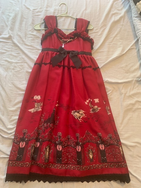 BNWT Vampire Requiem Long JSK & Headdress - Jumperskirt - Lace Market