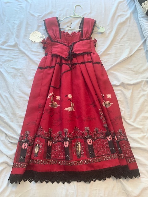 BNWT Vampire Requiem Long JSK & Headdress - Jumperskirt - Lace Market