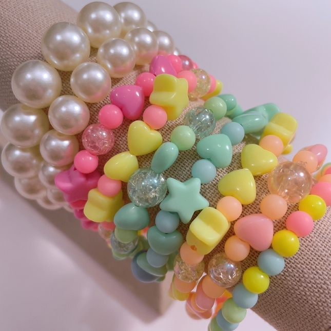 Pastel Bracelet Bundle Bracelets Lace Market Lolita Fashion Sales