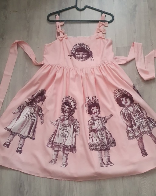 Antique Paper Doll JSK Dresses Lace Market Lolita Fashion Sales